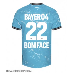 Bayer Leverkusen Victor Boniface #22 Terza Maglia 2023-24 Manica Corta